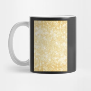 Gold Snowflakes Mug